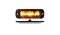 4-LED Ultra Slim Flush Mount 19-Flash Pattern Marker Strobe Light Amber Race Sport Lighting