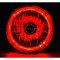 OCTANE LIGHTING 7" H6024 / 6014 Halogen Red Led Halo Ring H4 Light Bulb Angel...