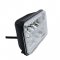 (1) 4X6" Chrome DRL LED HID Light Bulb Clear Sealed Beam Headlamp Headlight