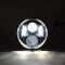 7" Black Projector 6500K HID LED Headlight Lamp W/ White And Amber Halo Light Pair