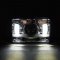 4X6" Chrome LED HID Light Bulb Crystal Clear Sealed Beam Headlamp Headlight Pair