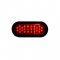 (1) 6 And Work Truck Box Trailer Rv Brake Tail Light Turn Signal Red 26-Led Lights