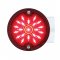 21 LED 3 1/4" Round Harley Signal Light w/ Housing - Red LED/Smoke Lens | Motorcycle Products