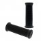 Black Motorcycle Rubber Grip Set - 7/8"/1" (22/25mm) | Shift Knobs