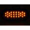 6" OVAL 26-AMBER LED PANEL WITH BLACK GROMMET TRAILER LIGHT