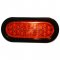 6" OVAL 26-AMBER LED PANEL WITH BLACK GROMMET TRAILER LIGHT