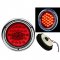 4" Round Brake Tail Light Turn Signal Reverse Red Amber White Led Light 6pc-Set