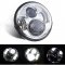 5-3/4 Motorcycle Chrome Projector Octane DRL LED Light Bulb Headlight 4 Harley