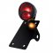 1928 Ford Model "A" Tail Light - Vertical w/ Black Rim/Black Housing | Motorcycle Products