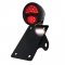 LED 1928 Ford Model "A" Tail Light - Vertical w/ Black Rim/Black Housing | Motorcycle Products