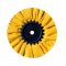 8" Yellow Treated Airway Buff - 3/4" Arbor | Airway Buffs