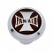 Small Deluxe Dash Knob w/ "Fan/Air" Black Maltese Cross Sticker | Dash Knobs / Screws