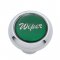 Small Deluxe Dash Knob w/ "Wiper" Green Glossy Sticker | Dash Knobs / Screws