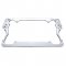 Chrome Nude Lady License Frame | License Plate Frames