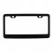 Black Wide Bottom License Frame | License Plate Frames