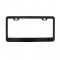 Carbon Fiber Style Wide Bottom License Frame | License Plate Frames