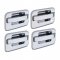 Chrome F150 Door Handle Cover Set 4 Door Standard Key | Exterior Door / Window