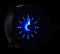 1969-70 Ford Mustang  Analog Clock, Carbon Fiber Style Face, Blue Display