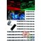 12Pc RGB/Red/Green/Blue/Yellow Glow Lights LED Strips Kit Fits Harley Motorcycle
