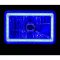 4X6 Blue LED COB Halo Crystal Glass/Metal Headlight Light Bulb Headlamp EACH