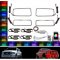 05-07 Ford F-250 Multi-Color Changing LED RGB SMD Headlight Halo Rings BLUETOOTH