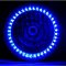 7" Blue LED Angel Eye Ring Motorcycle Halo Headlight Blinker Turn Signals Light