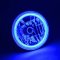 7" Blue COB LED Halo Angel Eye Headlights 6K 6000K LED Light Bulbs Headlamp Pair