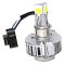 4X6" White COB Halo Glass/Metal Headlight 6000K LED Light Bulb Headlamp Pair