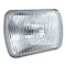 7X6 Stock Style Glass Lens Metal Headlight 6000k LED H4 Light Bulb Headlamp Pair