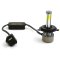 H4 HID SMD COB LED Low/Hi Beam Headlight Light Bulb 6000K 4000LM PAIR 5-3/4