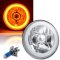 5-3/4 Motorcycle Amber COB SMD LED Halo Halogen H4 Light Bulb Headlight Headlamp