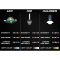H3 HID SMD COB LED Canbus Headlight/Fog Light Bulb 6000K 4000LM 40W PAIR
