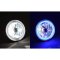 5-3/4" Blue LED COB SMD Halo Angel Eye Halogen Light Bulbs Metal Headlights Set