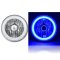 5-3/4 Motorcycle Blue COB SMD LED Halo Halogen Light Bulb Headlight For: Harley