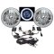 7" SMD White LED Halo Headlights 6K 6000K HID Light Kit Fits 76-15 Jeep Wrangler