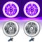 7" COB Purple LED Halo Headlights 6K Halogen Light Kit Fits 76-16 Jeep Wrangler