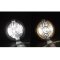 7" Projector Halogen Amber LED Halo Angel Eyes Headlight Crystal H4 Light Bulbs