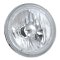 7" Halogen H4 12V Headlight Headlamp Amber LED Halo Angel Eyes Light Bulbs Pair