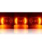 4X6" Amber LED Halo Drl Halogen Headlight Headlamp Light Bulbs Crystal Clear Set