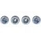 5-3/4" Halogen Sealed Beam Glass Hi & Low Headlight Bulbs H5001 & H5006 Set Of 4