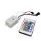 24 Key 16 Color IR Remote Control Controller For COB RGB LED Halo Headlights
