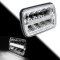 7X6" Chrome LED HID Light Bulbs Clear Sealed Beam Headlamp Headlight