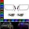 11-16 Ford F-250 Multi-Color Changing LED RGB Lower Headlight Halo Rings Set