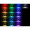 150mm Headlight Multi-Color Changing LED Shift RGB Angel Eye Halo Ring NC Pair