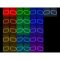 03-06 Chevy Silverado Multi-Color Changing Shift LED RGB Fog Light Halo Ring Set