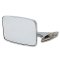 73-91 Chevy Truck Chrome Outside R Convex Rectangle Square Rear View Door Mirror