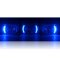 (1) 4X6" Blue LED Halo Drl Halogen Headlight Headlamp Light Bulbs Crystal Clear