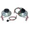 5-3/4 Stock H4 60W Halogen Headlight 5-LED Turn Signal Headlamp Light Bulb Set
