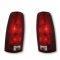 88-02 Chevy Chevrolet GMC C/K Truck Tahoe Blazer L & R Tail Light Lamp Lens Pair