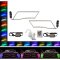 Multi-Color Changing LED RGB Headlight Halo Ring Set For 09-16 Dodge Ram Sport